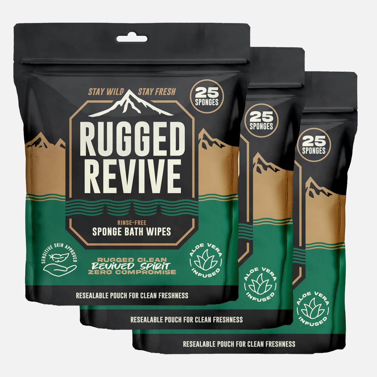 Rinse-Free Bath Sponge